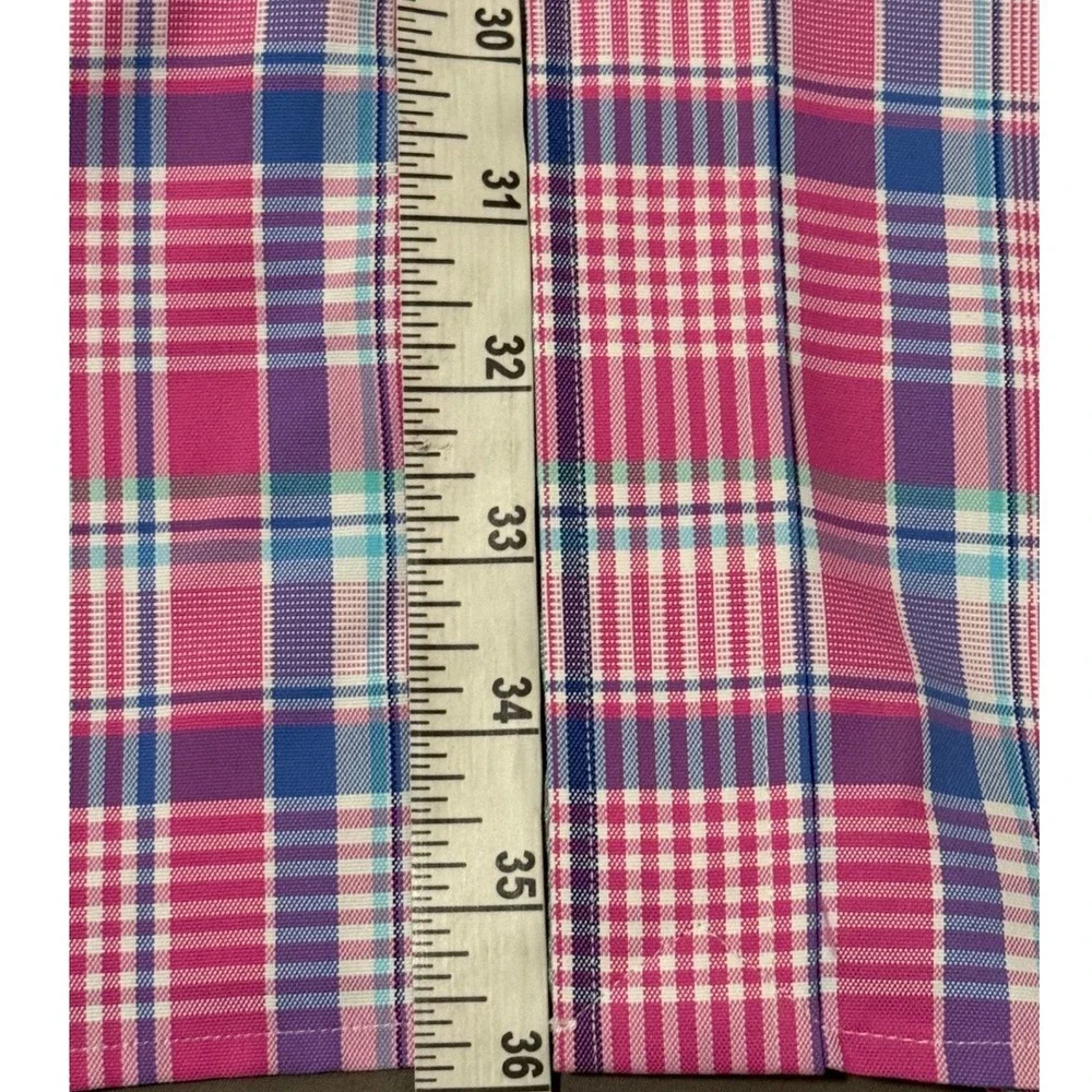Polo Ralph Lauren Men's Plaid Performance Button Down Shirt 2XLT Pink Blue Green